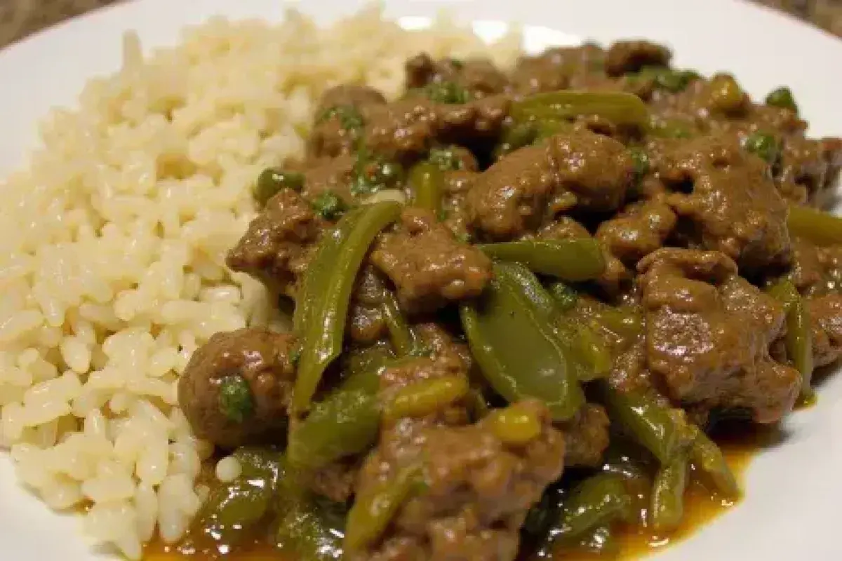 Beef and Green Pepper